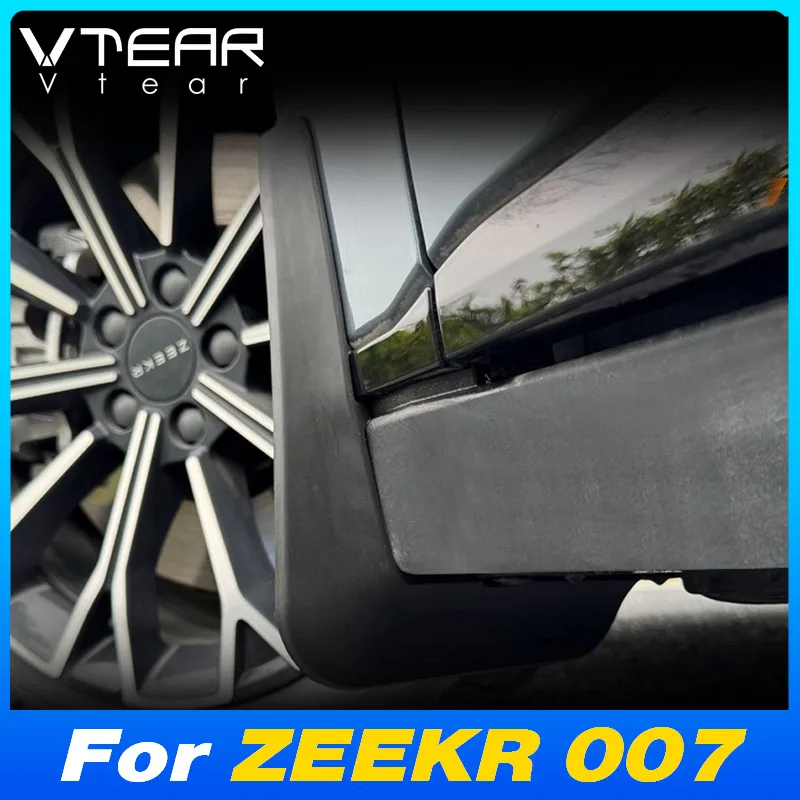 Vtear Car Mudguard Anti Dirty Fender Cover 4PCS Guards Splash Trim Exterior Modification Accessories For ZEEKR 007 2024 ﻿2025