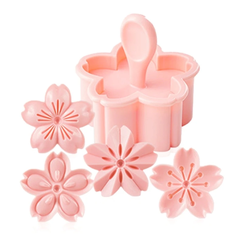 

Cherry Blossom Cake Cookie Make DIY Fondant Cutters Flower-Shape Hand Pressure Dropship