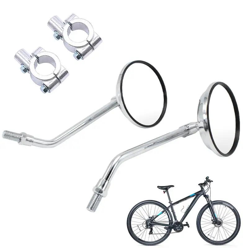 Cycling Handlebar Mirror Bicycle Bar End Mirror Shockproof Rearview Reflective Mirror Retro Handlebar Rearview Mirror