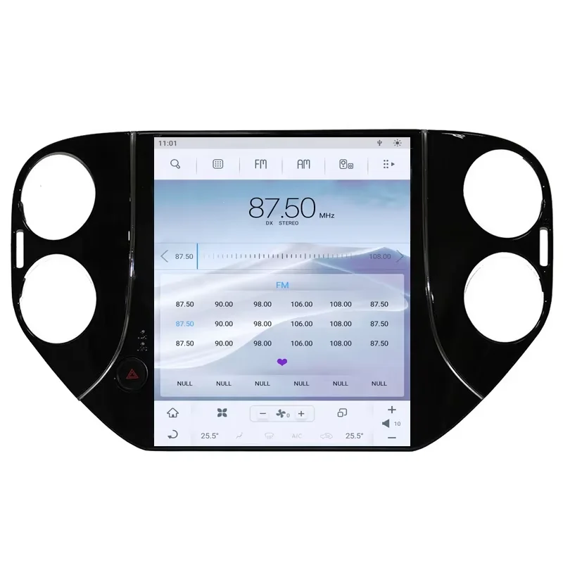 أندرويد 13 شاشة راديو السيارة ل Volkswagen VW Tiguan 2010 2011 2012 2013 2014 2015 2016 اللاسلكية Carplay ستيريو رئيس وحدة GPS