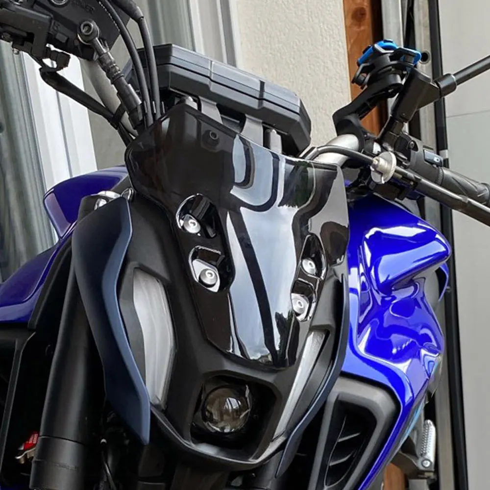 2024 2023 2022 2021 For Yamaha MT07 Windscreen MT-07 MT 07 mt07 Motorcycle Windshield Deflectors Wind Shield Screen Protector