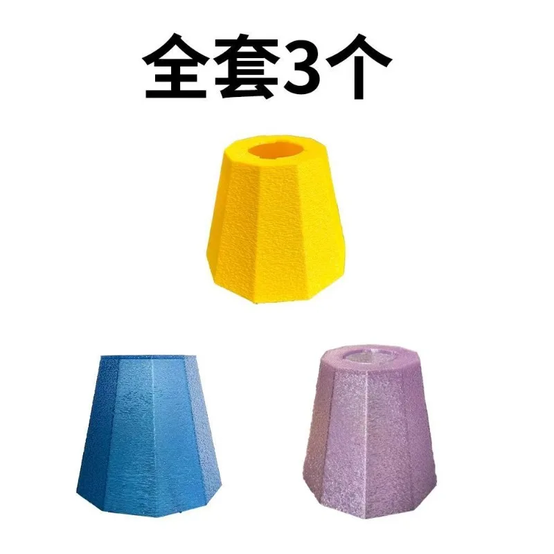 Tent Hexagon Lamp Shades Camping Lights Lampshades 3pcs Crystal  Lamp Cover Lampshade for Emergency Lights