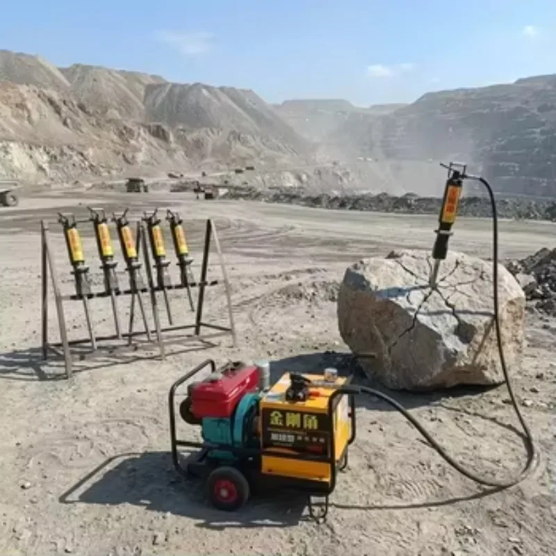 Mine Hydraulic Stone Splitter Rock Splitting Machine for Quarry Hard Rock Breaking Construction Breaking Work