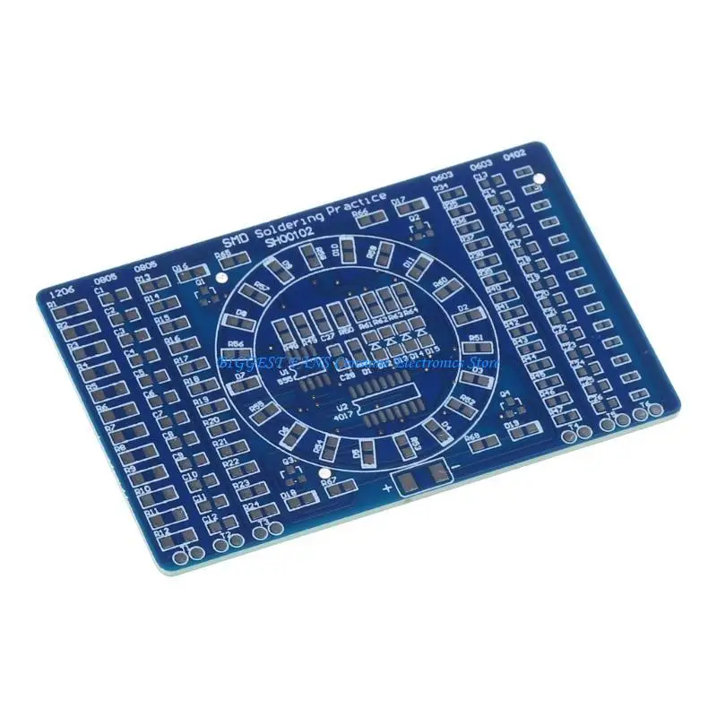 SMT Running Light Soldering Practice Board met LED -roterende lamp voor lassen
