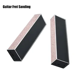 Miwayer Luthier Maintenance Tools Fret Sanding Leveler 1/2Pcs with Self-adhesive Sandpaper Guitar Fret Leveling Beam