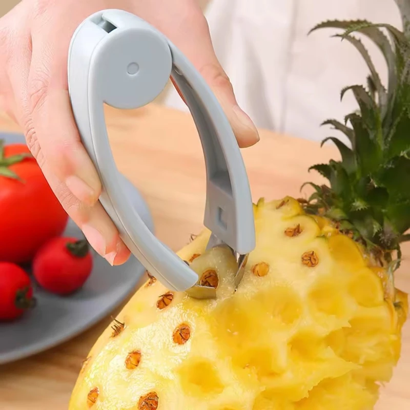 

1pcs Strawberry Steel Pineapple Eye Peeler Fruit and vegetable Practical Seed Remover Clip Fruit Tools Kitchen Gadgets
