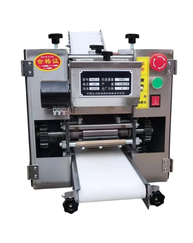 Commercial Small Automatic Dumpling Wrapper Making Machine Household Grain Packaging Manufacturing Tortilla Pancake Empanada