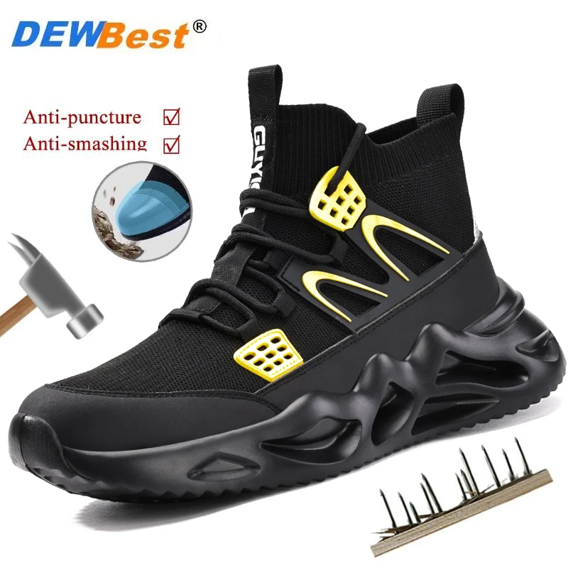 

Lightweight and comfortable anti-smash anti-puncture breathable four-season safety shoes EVA construction site protective shoes