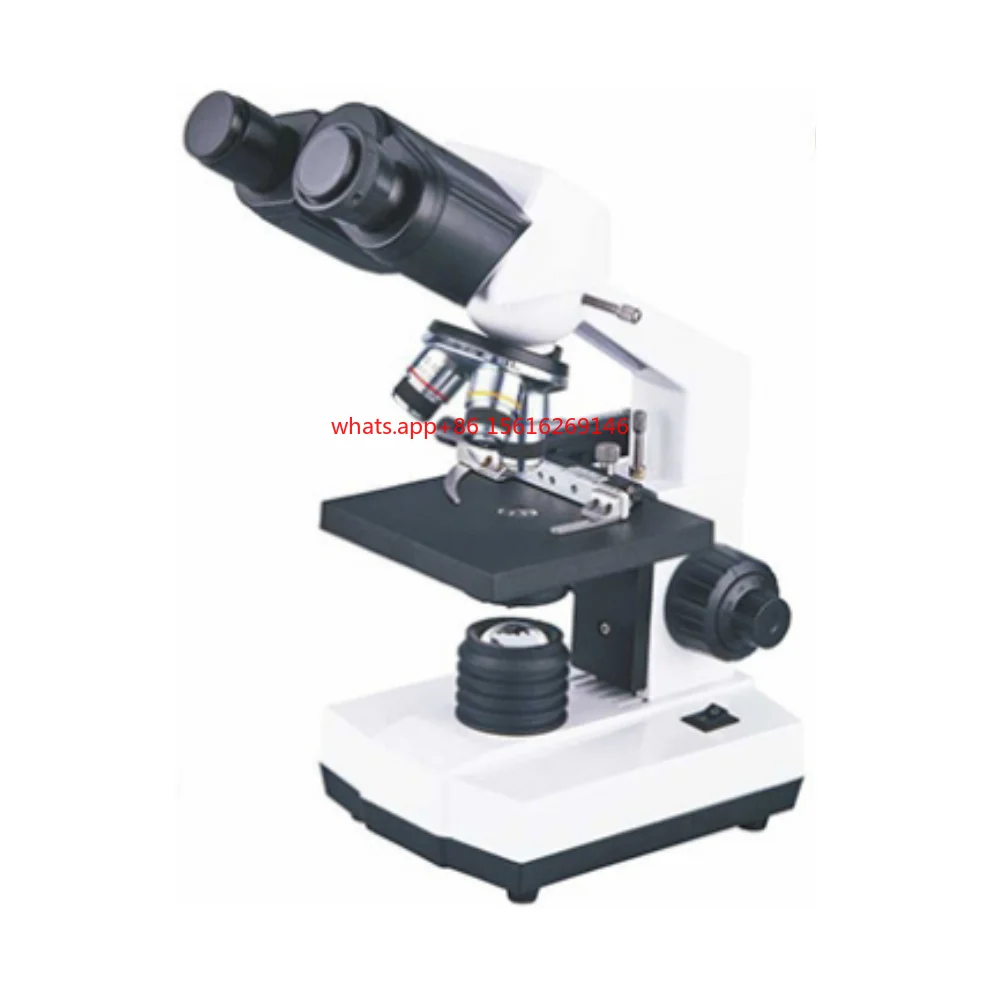 WEST TUNE B104 Lab Optical Biological Microscope Binocular Microscope 10X 40X (spring) 100X (spring Oil)