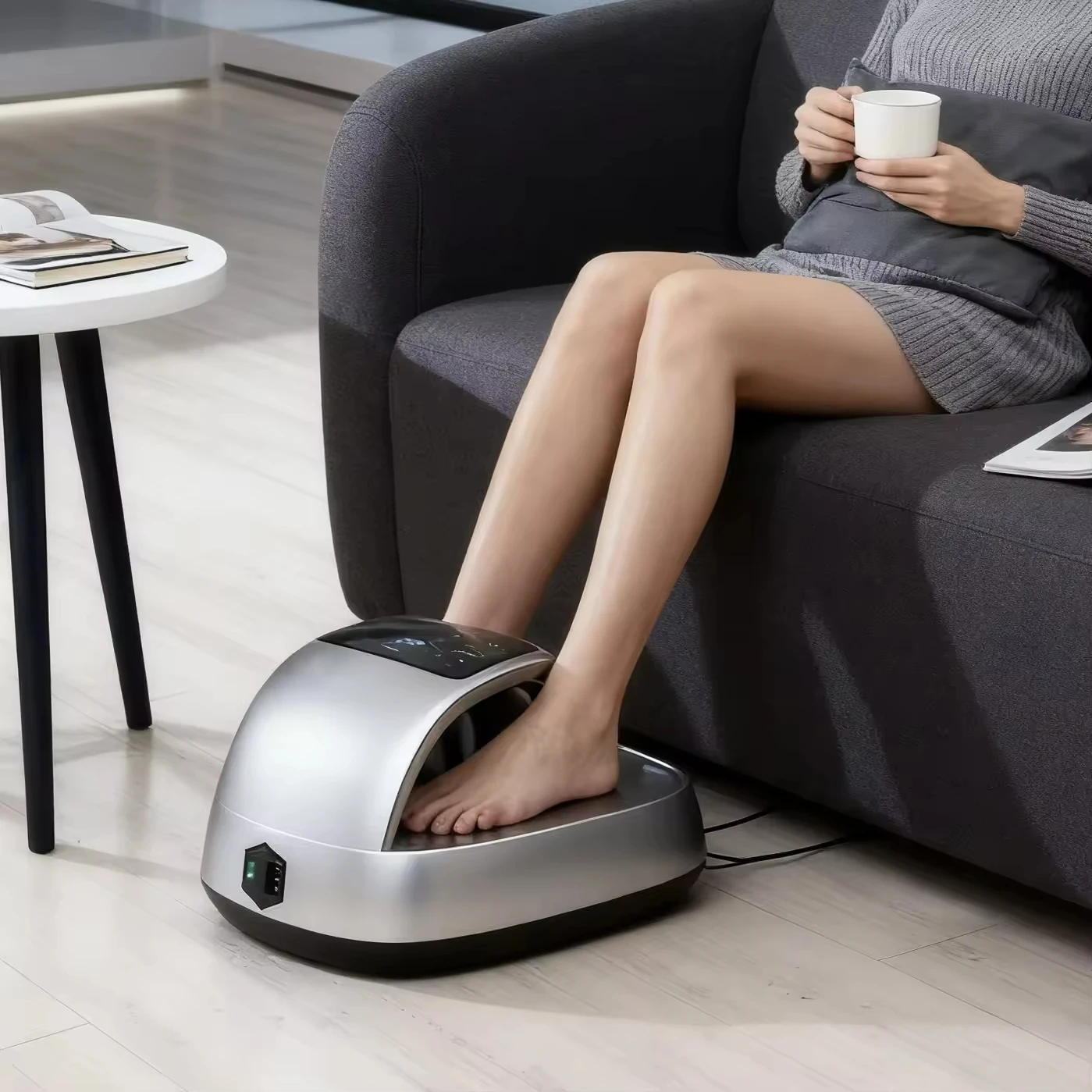 

2026 Вэнтум 2.0 400 Вт Терагерцовый тепловолновой массажер для ног с дистанционным управлением и дисплеем IMD