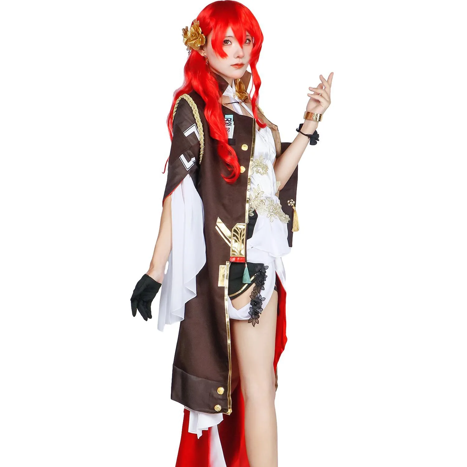 Himeko Cosplay Honkai Star Rail Cosplay Himeko Costume スターレイル Cosplay Outfit Halloween Costumes Women Dress