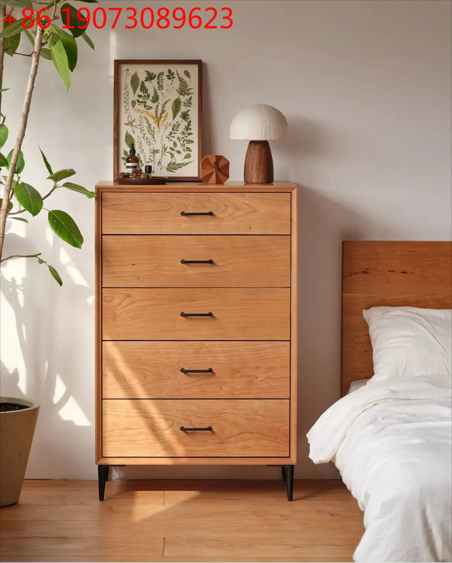 

Шкаф для хранения из массива североамериканского вишневого дерева у настенного шкафчика для гостиной, перегородки, ящика, шкафа9344