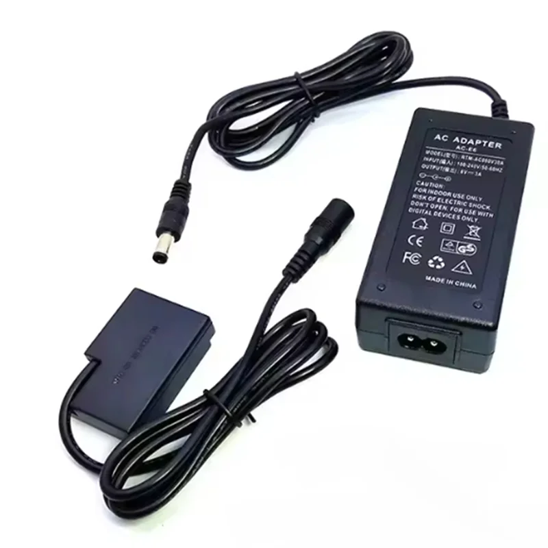 ABJF-DC Koppler ACK-E18 DR-E18 AC Power Adapter LP-E17 Dummy Batterie Kit Für Canon EOS Rebel SL2 SL3 T6i T6S T7i T8i 200D II EU