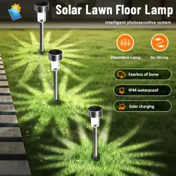 Solar Outdoor Lights Garden Lamp Solar Powered Waterproof Landscape Path Outdoor For Yard Backyard Lawn Patio Decorative