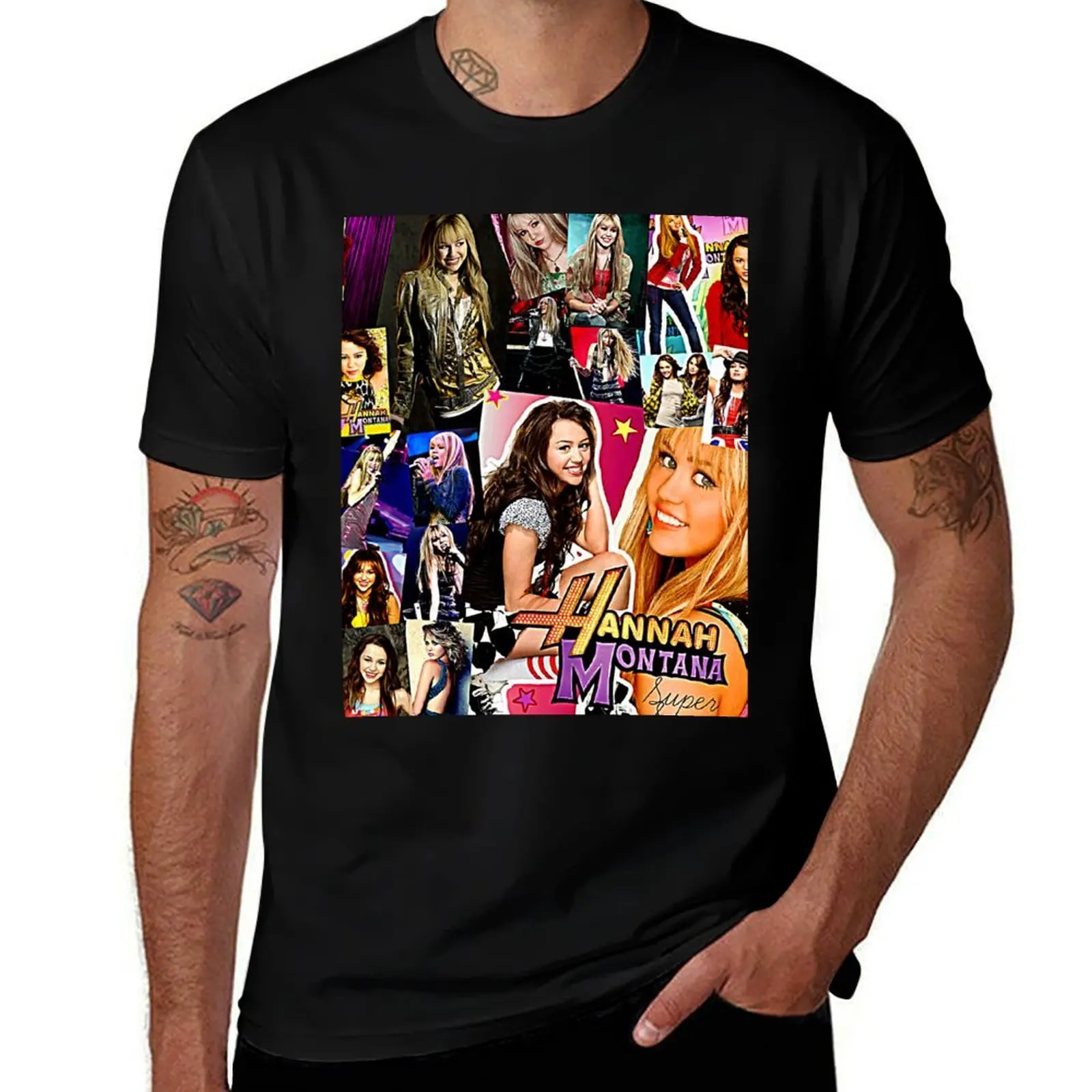 

hannah montana(2) T-Shirt t shirt personalised t shirts for man graphic tees man t shirts graphic T-shirt