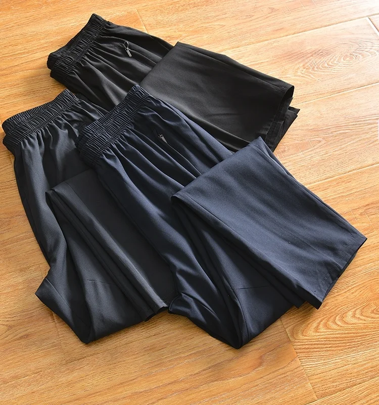 

Легкие дышащие быстросохнущие мужские летние повседневные брюки прямого кроя для занятий спортом на открытом воздухе, однослойные, облегающие, с индивидуальным пошивом