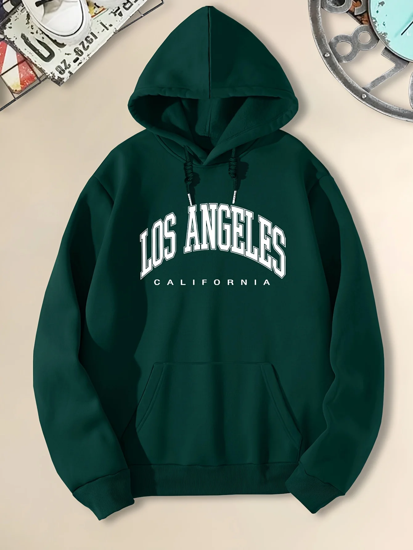 Men's Women's Hooded Sweatshirt Casual Loose Long Sleeve Personality Print Pocket Fashion HipHop Sweatshirt Harajuku Unisex ﻿