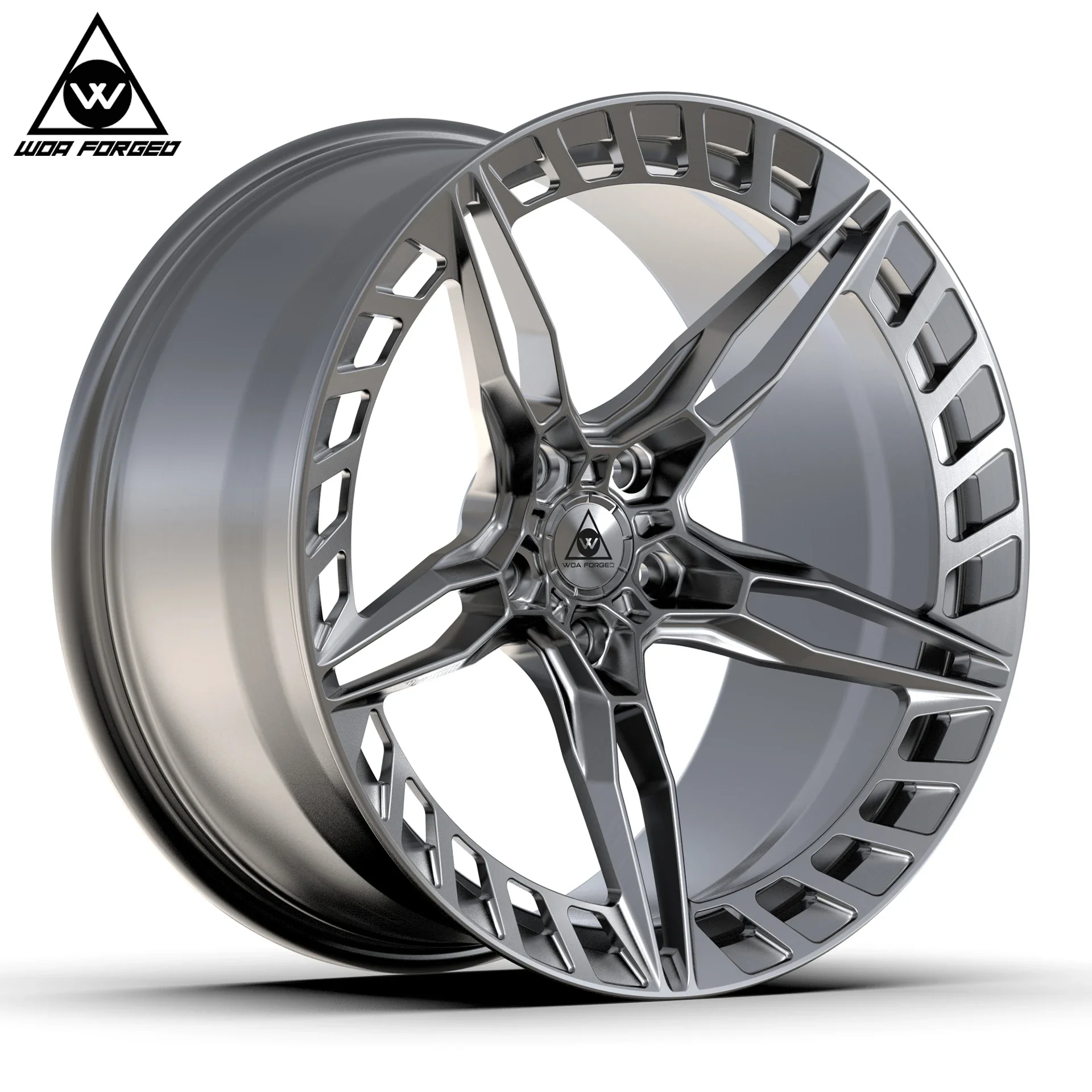 

WOA FORGED Custom Sport Wheels ODM Aluminum Alloy Customized Lightweight Forged Wheel for Lamborghini, McLaren, Porsche, Ferrari