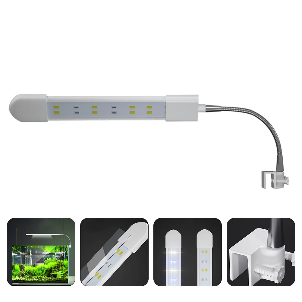 1 قطعة LED حوض السمك نبات مائي مشبك ضوء نوع خزان الأسماك مصباح مع ارتفاع Cri لعرض واضح سهلة التركيب على خزانات سميكة