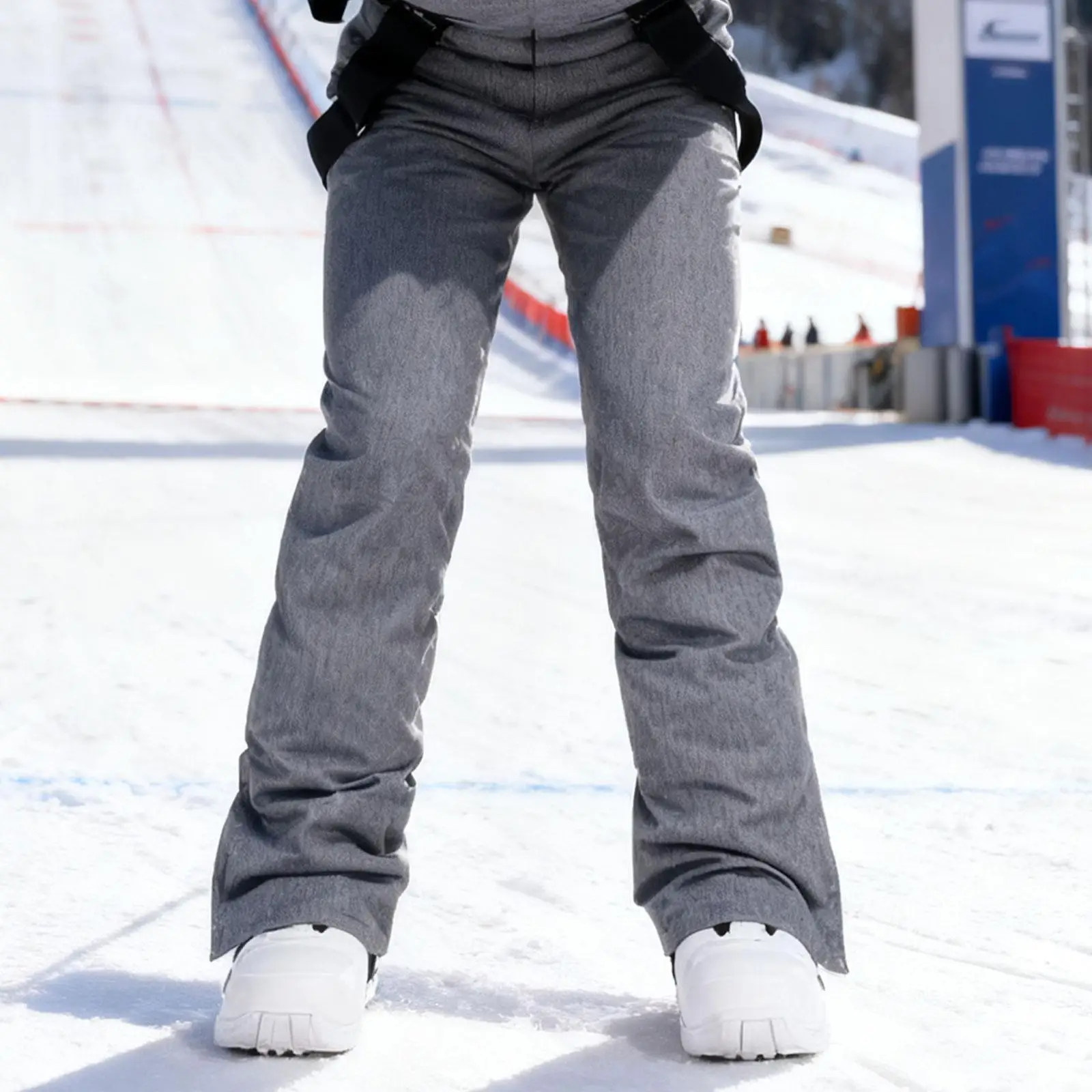 

Регулируемые водонепроницаемые лыжные штаны унисекс, зимние комбинезоны для катания на санях, утепленные ветрозащитные брюки для лыжного спорта и зимних аксессуаров