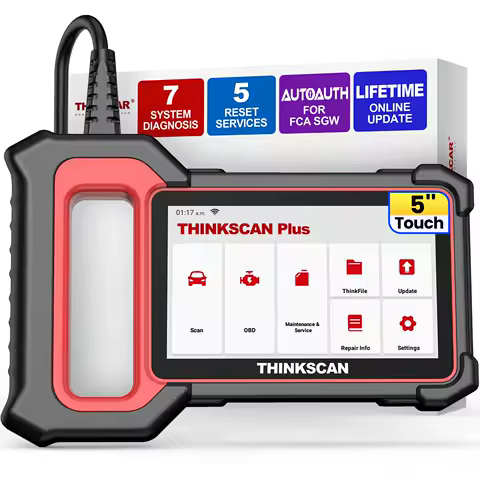 THINKCAR Thinkscan Plus S7 Diagnostic Tools 7 Systems 5 Resets Free Lifetime Autotools Car Obd2 Scanner Scan Car Accessories