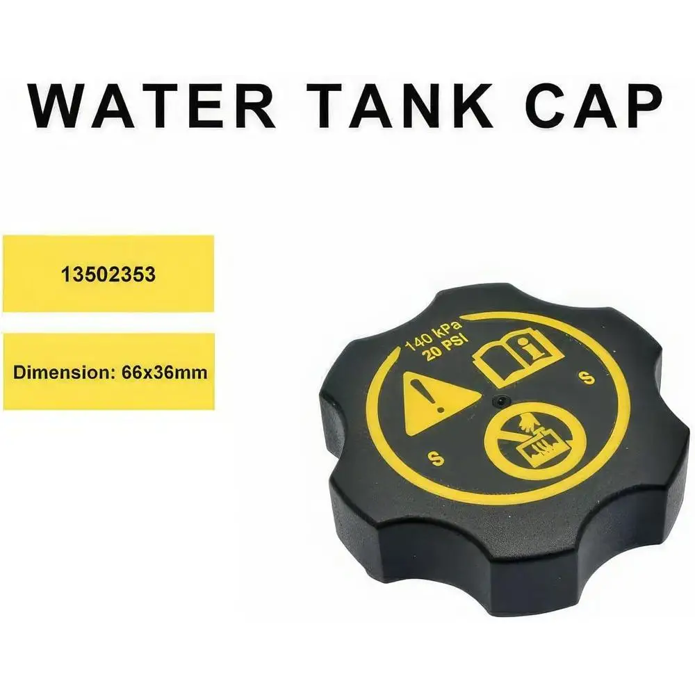 Pressure Regulation High-Quality Plastic 13502353 Versatile Compatibility Radiator Water Tank Expansion Cap  1305248