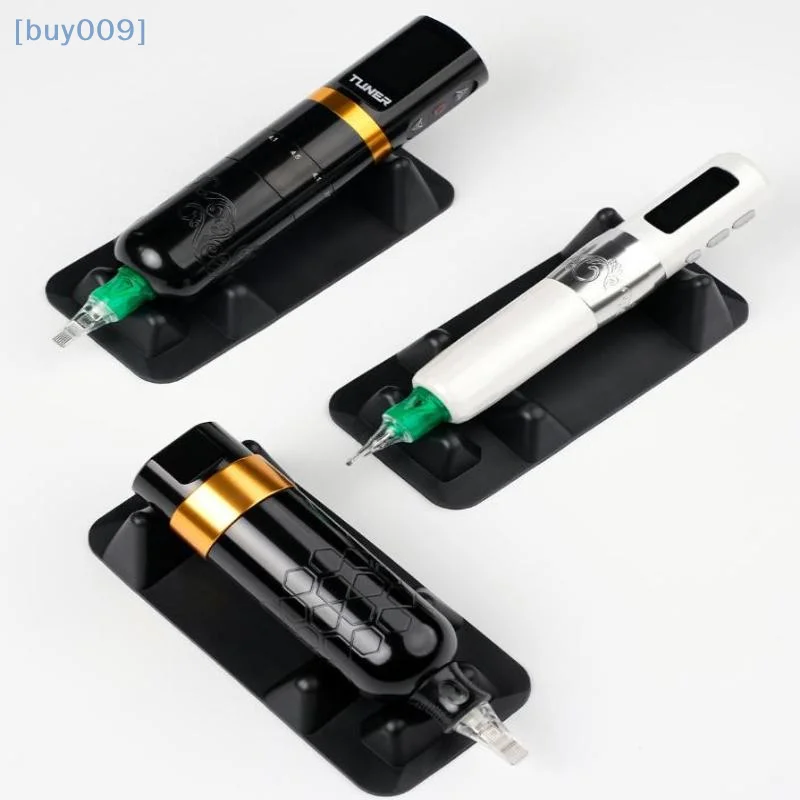 【buy009】Máquina de tatuagem, quadro de caneta, material de silicone, suporte para máquina de tatuagem, maquiagem permanente, suporte de exibição