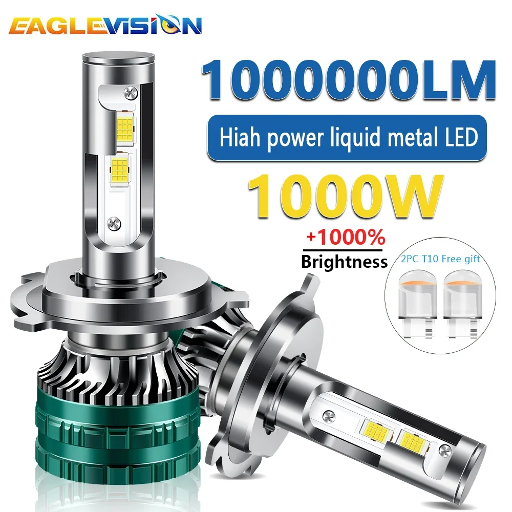 

EAGLEVISION Cars Headlamp HB3 HB4 9005 9006 H1 H7 H4 H11 Super Bright Car Headlight Fog Light Canbus Auto Headlamps