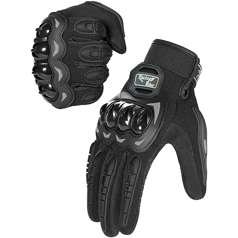 Guantes de motocicleta a prueba de viento impermeables para hombre, guantes de invierno para montar en motocicleta, guantes de Motocross con pantalla táctil, equipo de protección