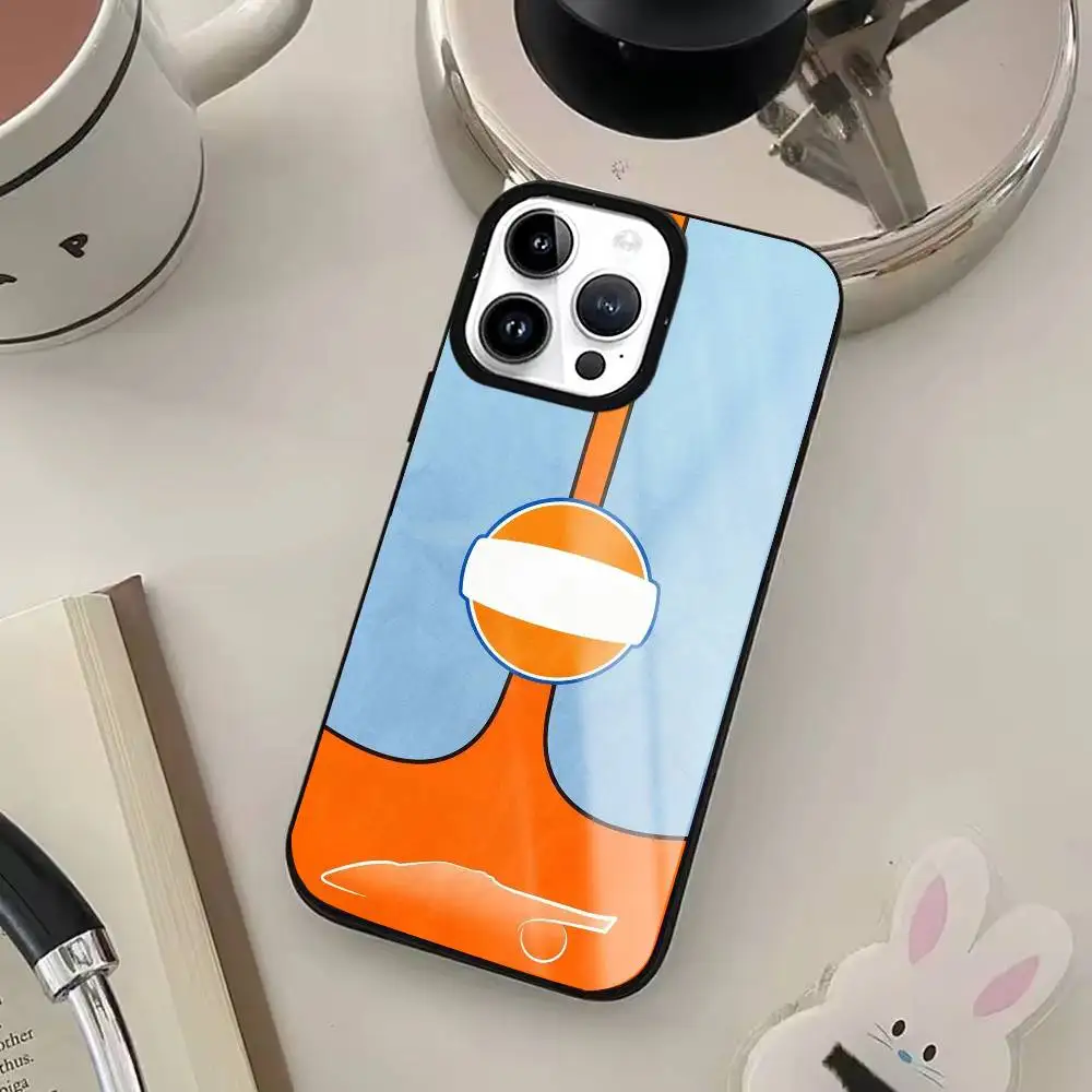 Custodia per telefono per auto Star Ra-cing per iPhone17,16,15,14,13,12,11 Plus,Pro Max magnetica per ricarica wireless Magsafe