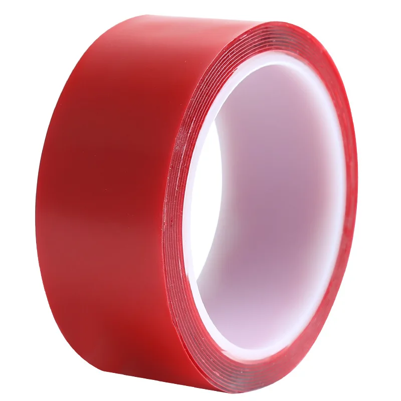 2 قطعة شريط مزدوج الجوانب لاصق أكريليك مقاوم للخدمة الشاقة قابل للإزالة لا بقايا لثائق المكاتب الداخلية للسيارة ديكور المنزل