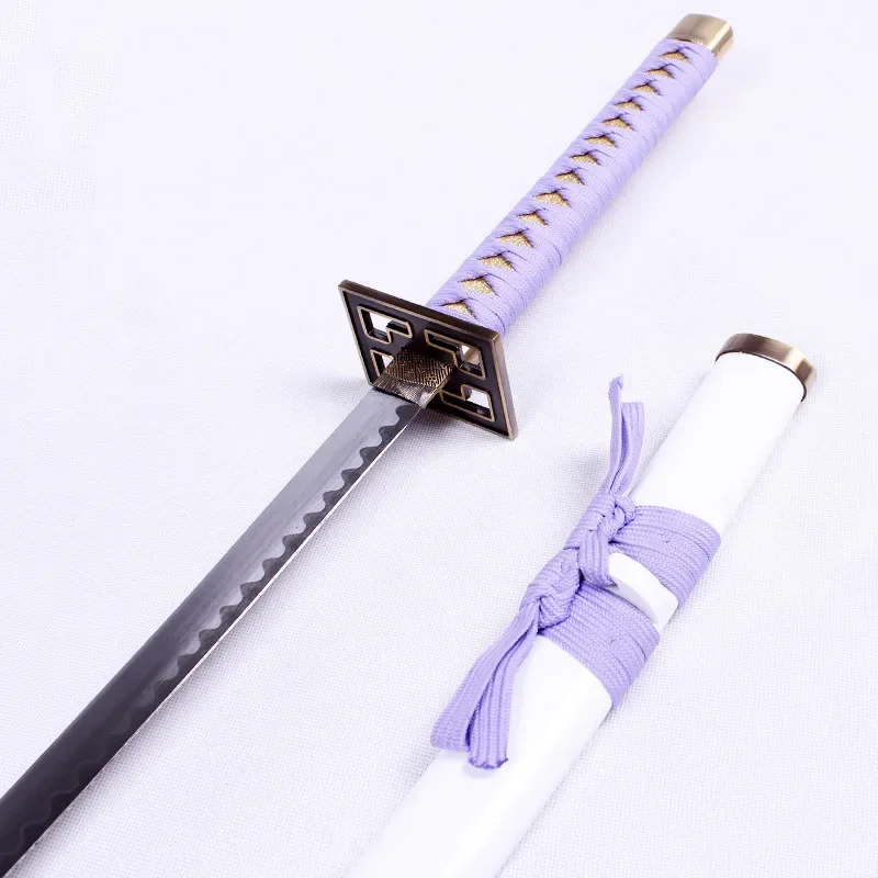 Bleach Anime Cosplay Spada Katana Byakuya Kuchiki Azzurro Senbonzakura Puntelli Cosplay Fornitura decorativa