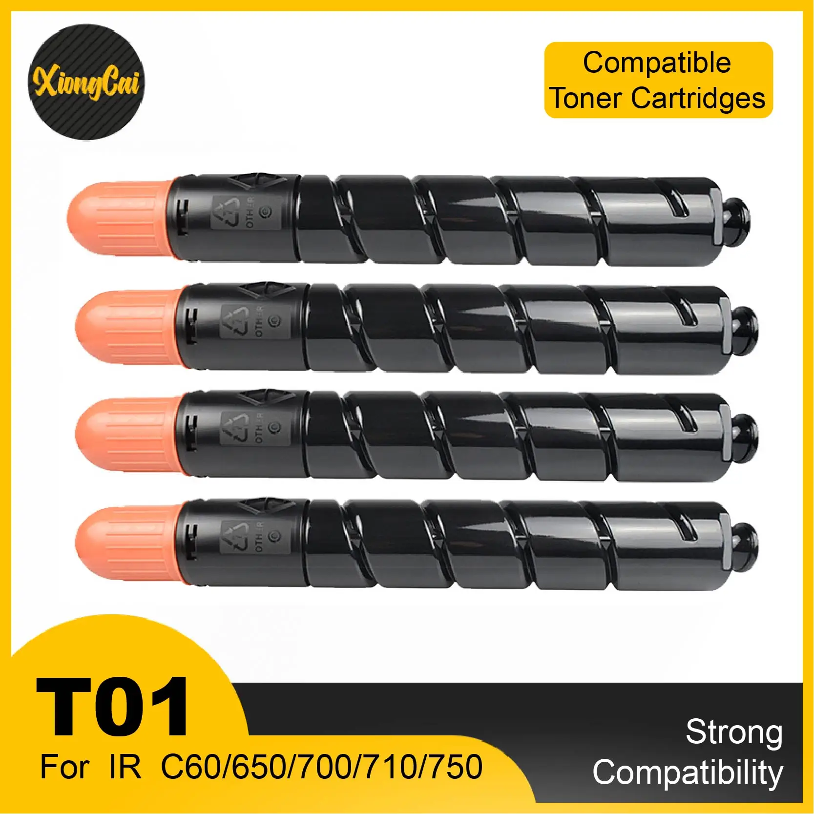 Tn CAN T01 Compatible Toner Cartridge for Canon IR C60 C650 C700 C710 C750 C800 C810 C850 C910 C600 Printer Supplies