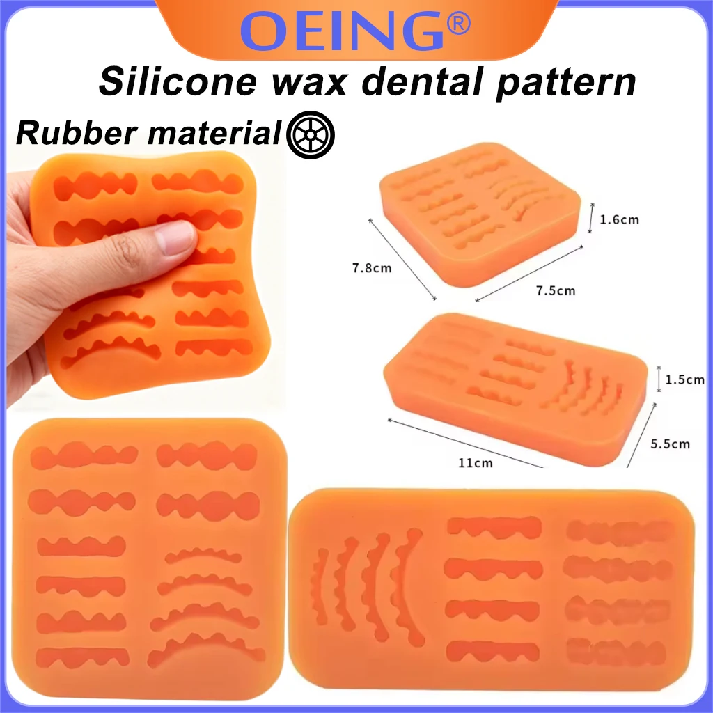 

1 шт., пленка для зубной восковой фигурки, основа для модели протезов, стоматологическая лаборатория, восковая резиновая модель зуба, перевернутая форма, инструменты для стоматологической лаборатории