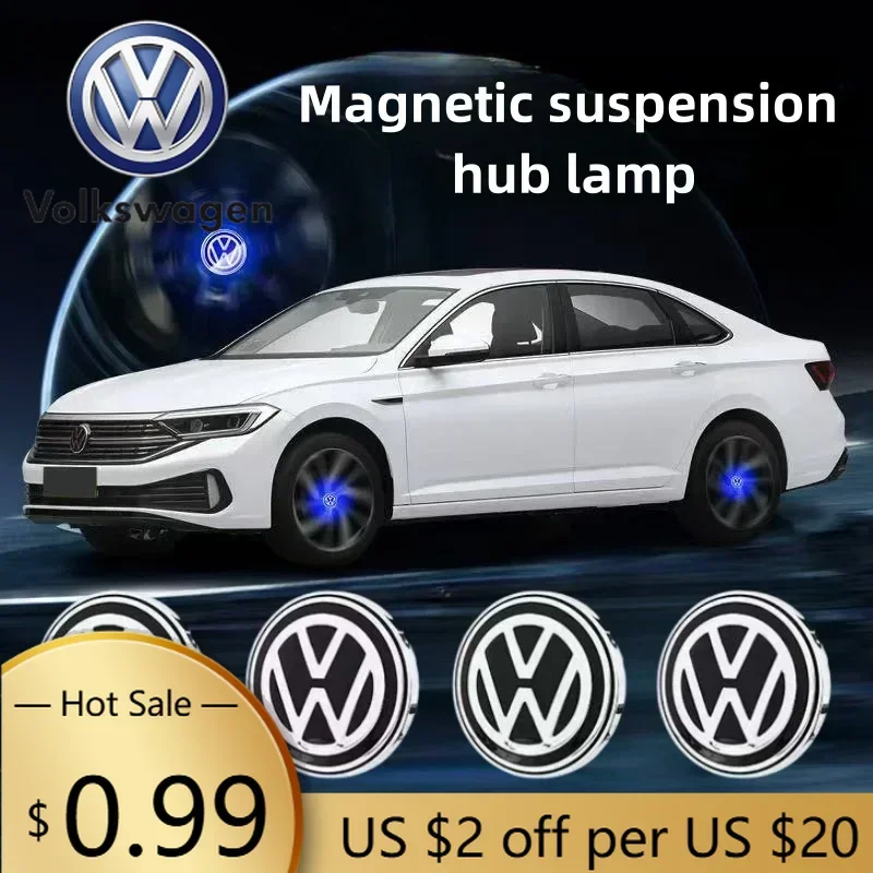 

Для Volkswagen VW: 4 шт. светодиодных колпачков на ступицы колес, с функцией плавающего освещения, для Volkswagen Golf 4/6/7, Touareg