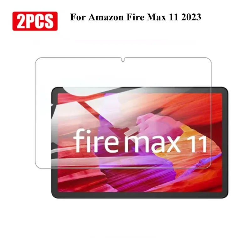 

2 шт. закаленное стекло для Amazon Fire 7 7th 9th 12th Fire HD 8 2022 HD10 2017 2019 2021 Fire Max 11 2023 Защитная пленка для экрана