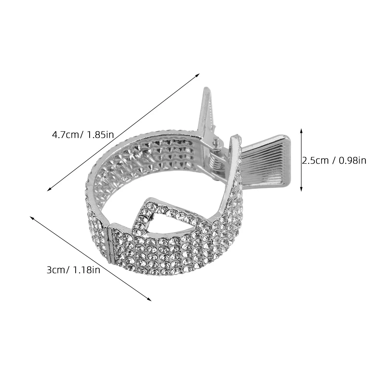 Cat Ear Simulation Pearl Claw Clip for High Ponytail Women Hair Styling Accessory Perfect for Long Thick Fine Curly Or Braided