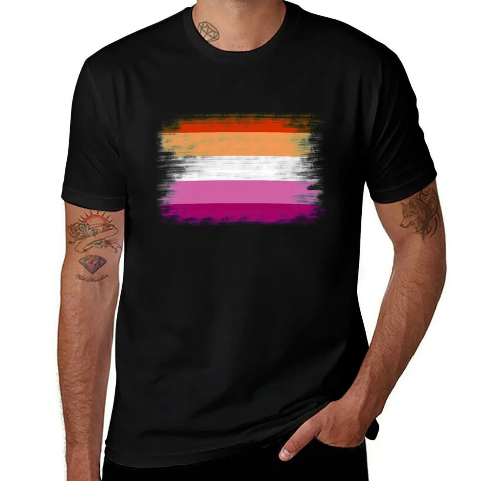 

shirts cotton T-Shirt flag t Lesbian designer t shirts man