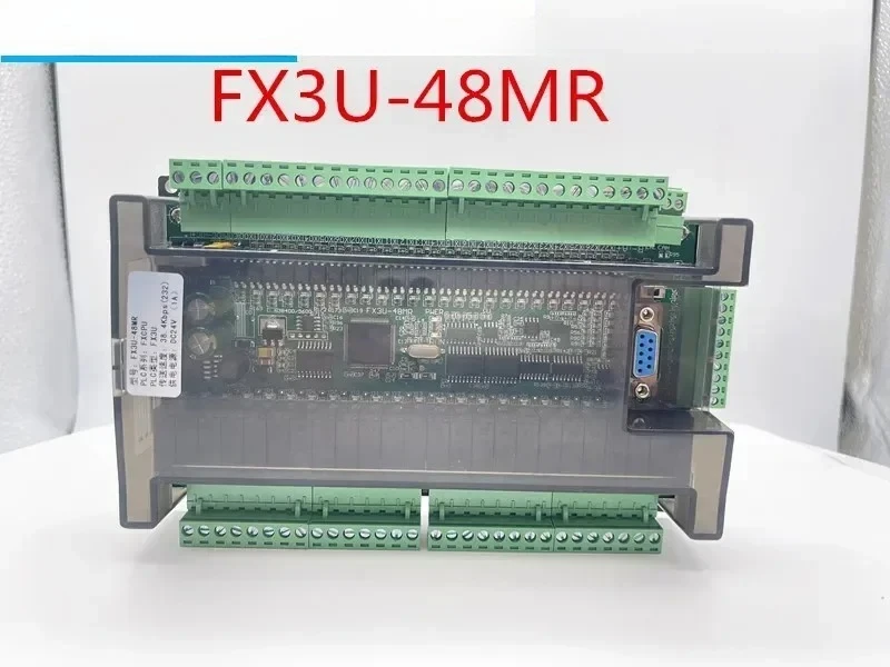 

High speed FX3U-48MR/48MT 24 input 24 output 6 analog input 2 analog output industrial control board with RTU CAN communication