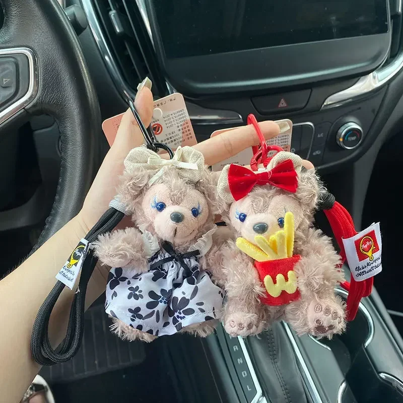 Cute and Super Cute Cross-dressing Shirley Rose Plush Toy Pendant Creative Bear Doll Car Keychain Bag Pendant Girl Gift Pendant