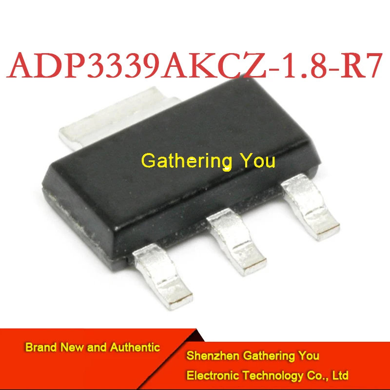 

ADP3339AKCZ-1.8-R7 SOT223 Linear Regulator Brand New Authentic