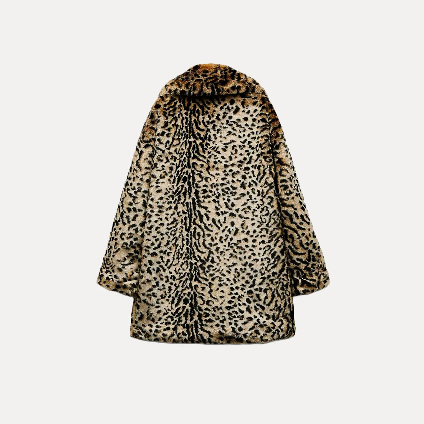 2025年秋 レディース レオパード柄風 フェイクファーコート ジャケット スタンドフィット ヨーロッパ風 スレZブランド ユースファッション