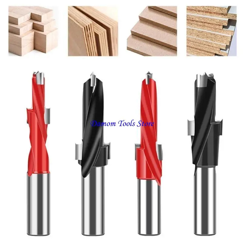 57BE 3 in 1 Alloy Woodworking Hinge Drill Bit for Precise and Efficiency in Crafting and DIY Projects Smooth & Accurate Holes