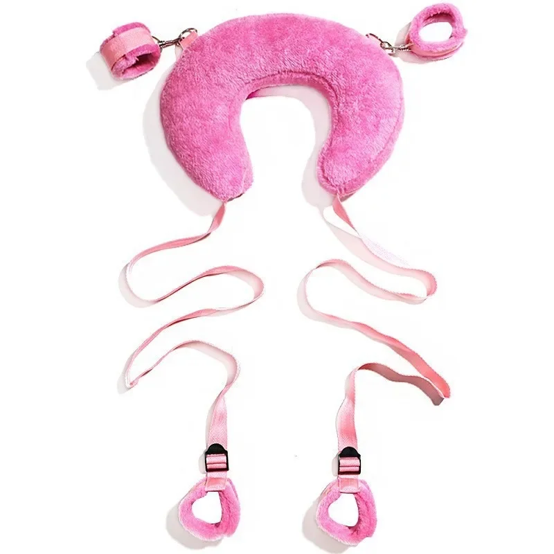 Sex Toys Cotton Bdsm Bondage Set Handcuffs Sexy Leg Pillow Thinning Belt Bending Orgasm Couple Toy