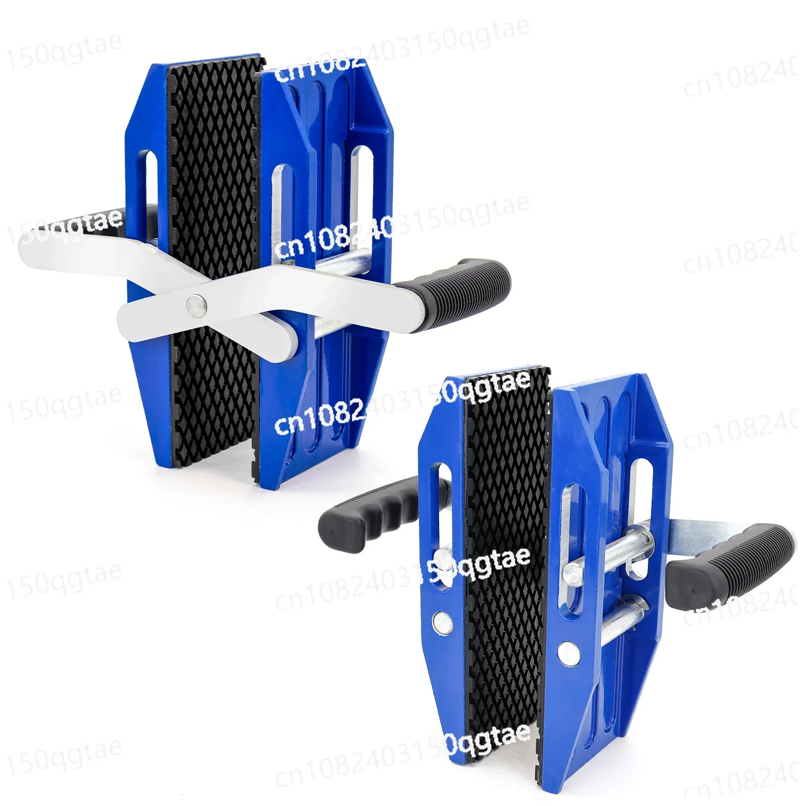 Double Handed Stone Carrying Clamps with Rubber-lined Porterage Tools for Transporting of Glass Slabs/Metal Sheet/Granite