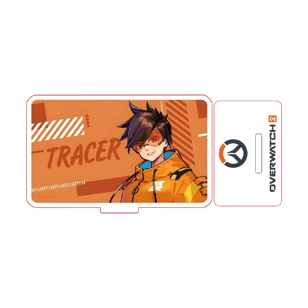 Overwatch Anime Game Acrylic Stand Action Fingure Cartoon Kawaii Table Display Standing Toys for Kids Figurine Model Accessories view 4