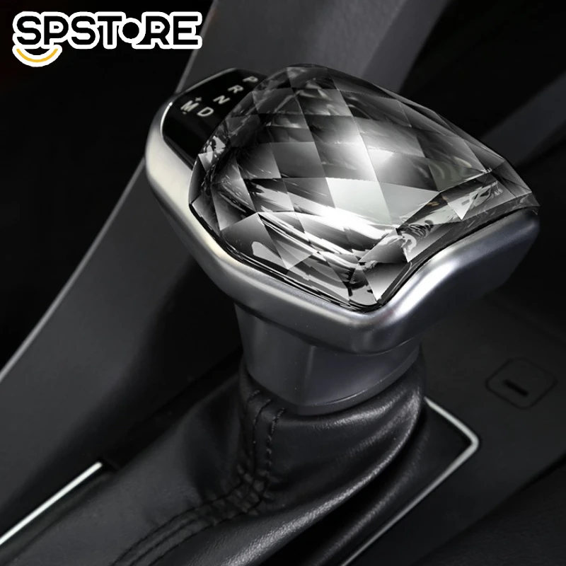 

For Toyota 2019 2020 2021 2022 Asiatic Dragon Crystal Gear Knob Interior Decoration Handlebar Cover Shifter Head Conversion Kit