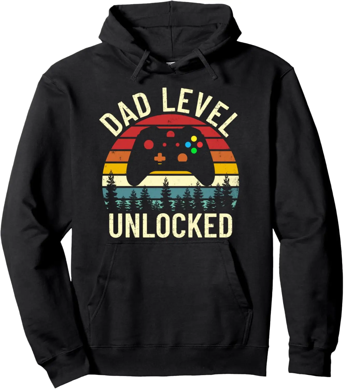 

Vintage Dad Leveling Unlocked Funny Gamer New Daddy Father Pullover Hoodie Women Mens Sweatshirt Customizable Tops