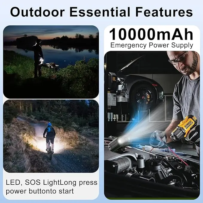 2025 مروحة ذكية محمولة قابلة لإعادة الشحن مع ضوء LED، وقت تشغيل 35 ساعة، 5 سرعات 16000 دورة في الدقيقة مروحة خصر شخصية للتبريد التوربيني، Weara