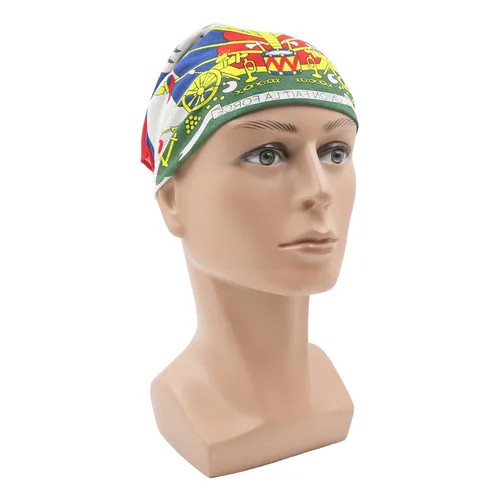 Imagen 2 del producto Bandana con bandera de Haití 100% de algodón para mujer, diadema para correr y bailar, bufanda con bandera de países caribeños, diadema de Hip Hop para hombre, regalo del día laboral